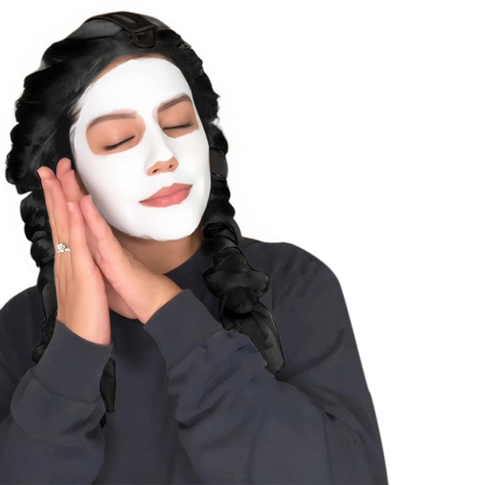 4Pcs Set Heatless Hair Curler Tools Overnight No Heat Hair Curling Set for Long Hair Black