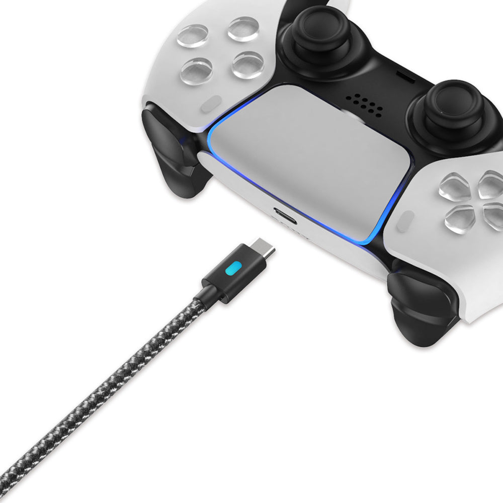 PS5 Controller Fast Charging 3M USB Type-C Braided Cable