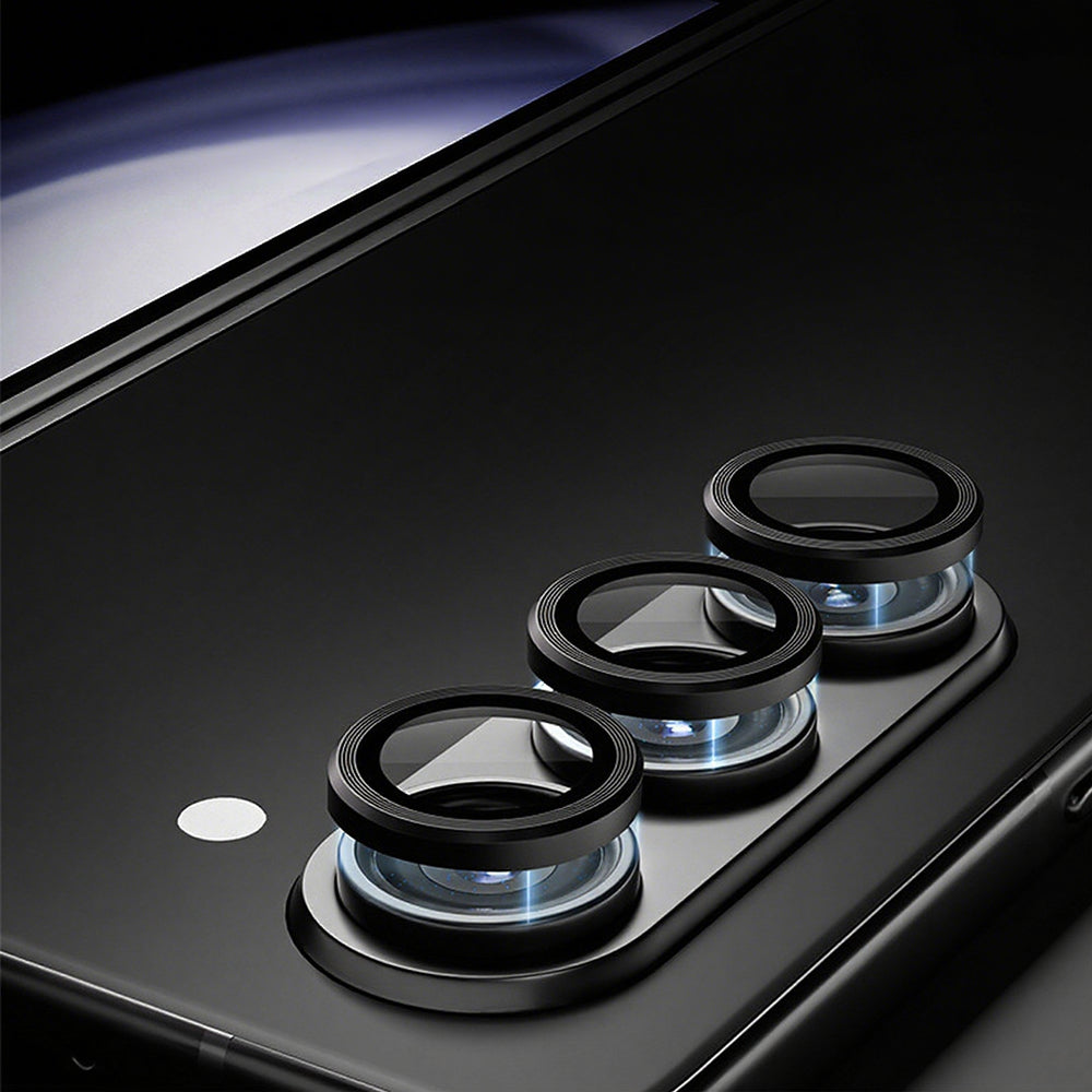 Camera Lens Protector Tempered Glass Cover for Samsung Galaxy Z Fold 7 �Anti-Scratch Black