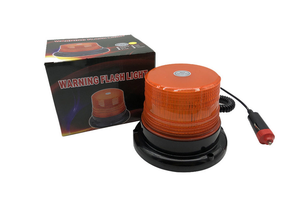 LED Strobe Light 12V-24V LED Warning Safety Flashing Beacon Lights-Yellow