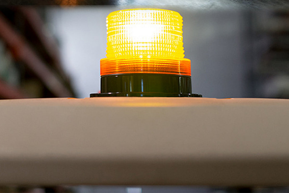 LED Strobe Light 12V-24V LED Warning Safety Flashing Beacon Lights-Yellow