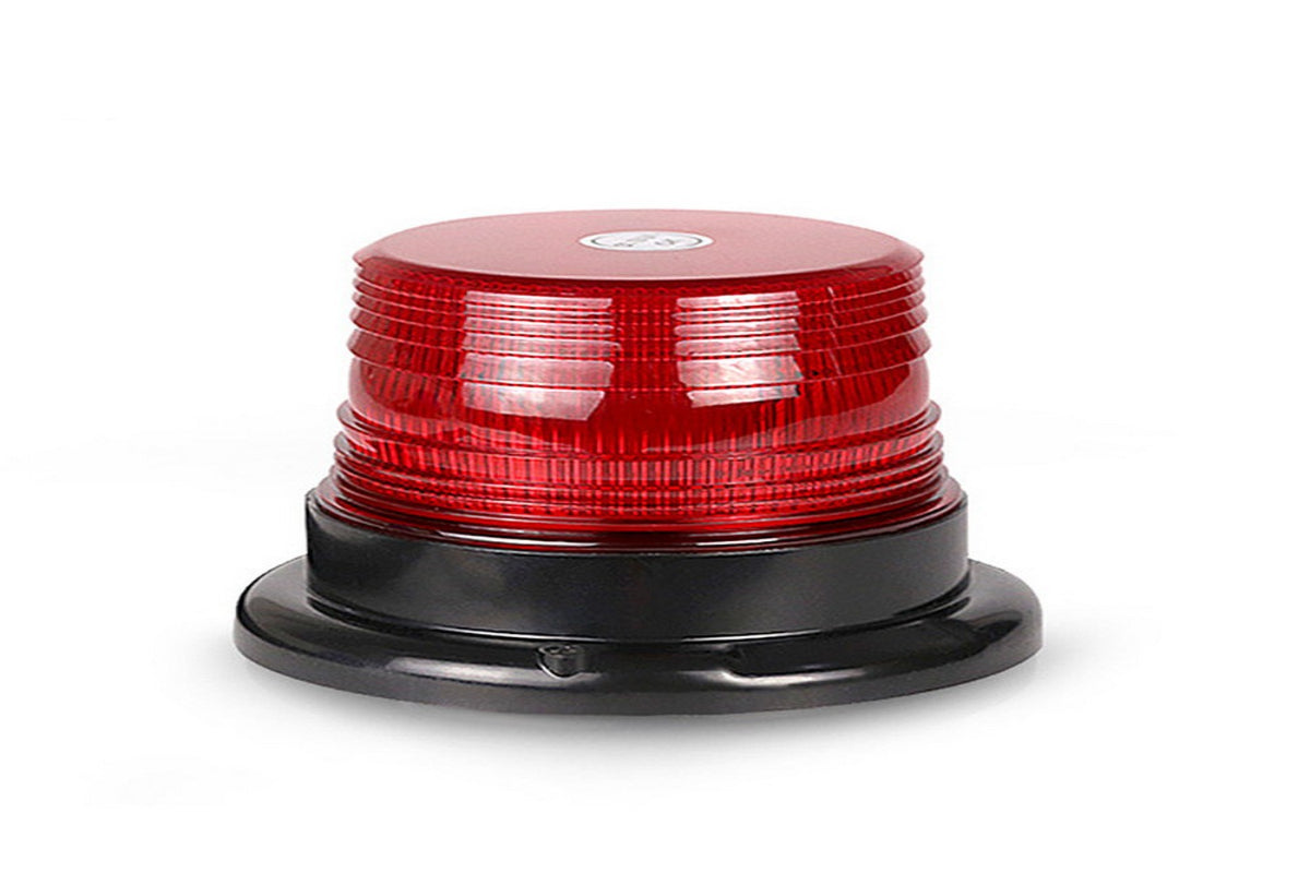 LED Strobe Light 12V-24V LED Warning Safety Flashing Beacon Lights-Red