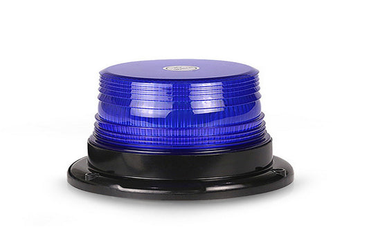 LED Strobe Light 12V-24V LED Warning Safety Flashing Beacon Lights-Blue