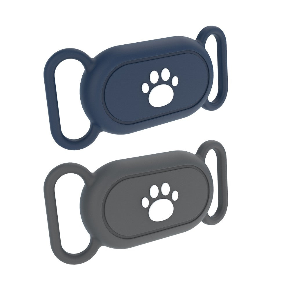 2Pcs Pet Cat Collar Holder Silicone Case for Samsung Galaxy SmartTag2 Style 2
