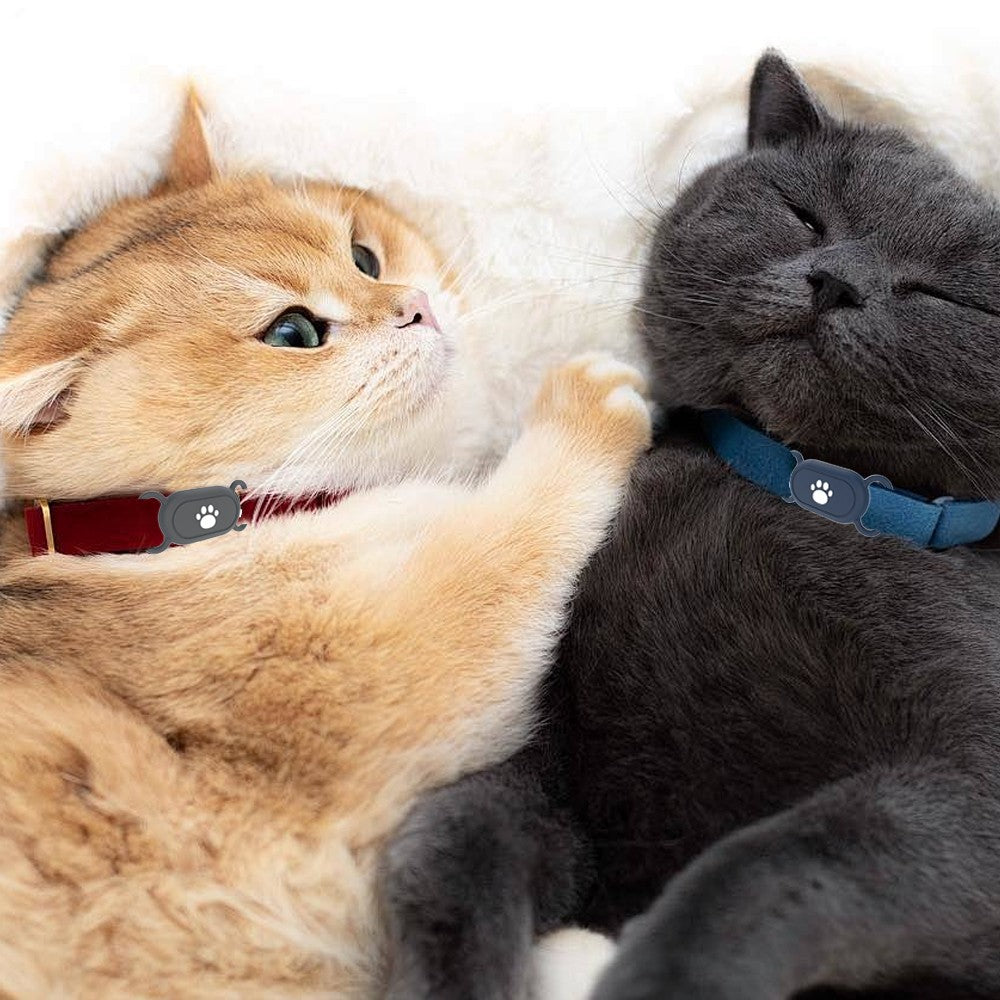 2Pcs Pet Cat Collar Holder Silicone Case for Samsung Galaxy SmartTag2 Style 2