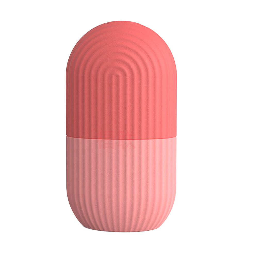 Reusable Ice Facial Roller Silicone Anti Wrinkle Face Massager Eye Facial Beauty Skin Care Tool Pink
