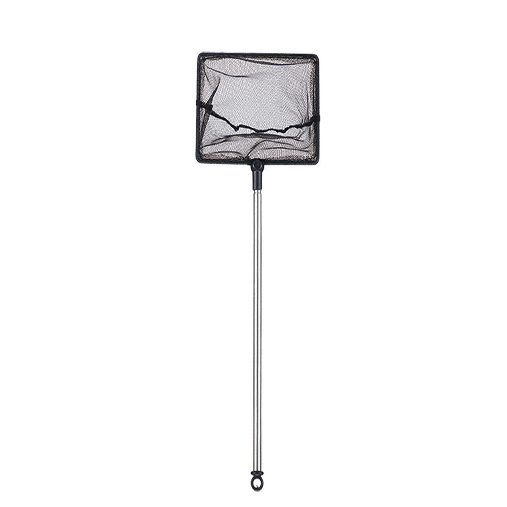 Telescopic Aquarium Fish Nets Rectangle Frame Nylon Tank Scoop