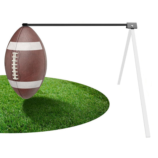 Foldable Football Kicking Tee Portable Field Goal Kicking Holder Stand Football Training Practice Equipment White