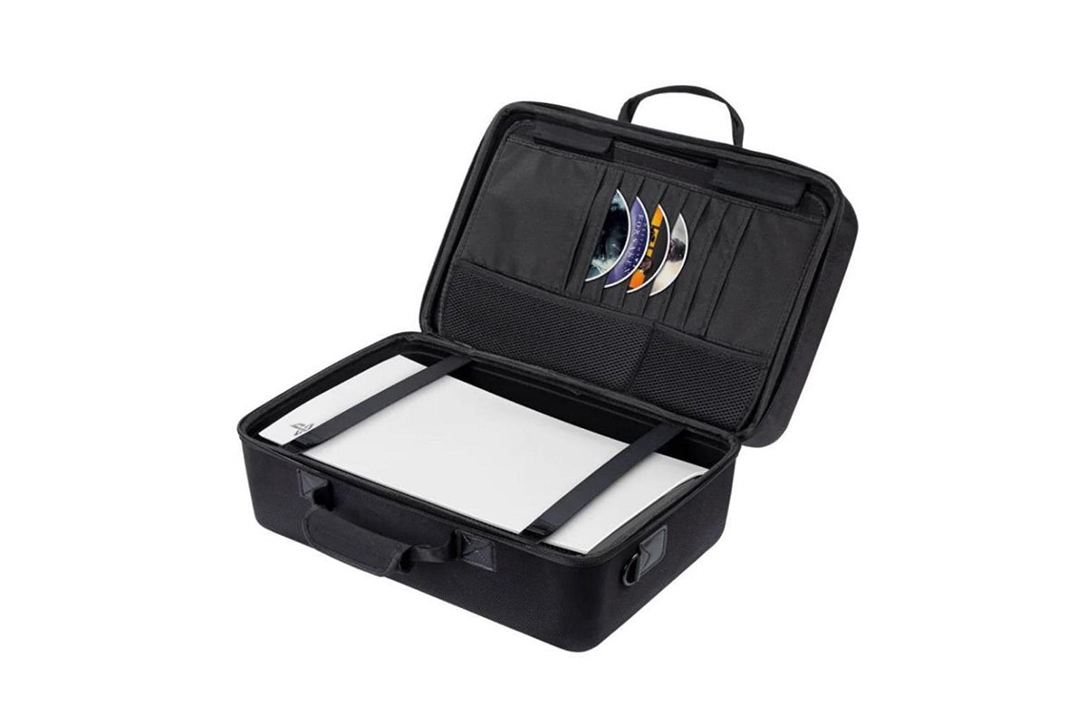 Hardshell PS5 Carrying Case Travel Storage Handbag For Ps5 Console Protective Bag Playstation 5 Digital Travel Carrying Case-Black