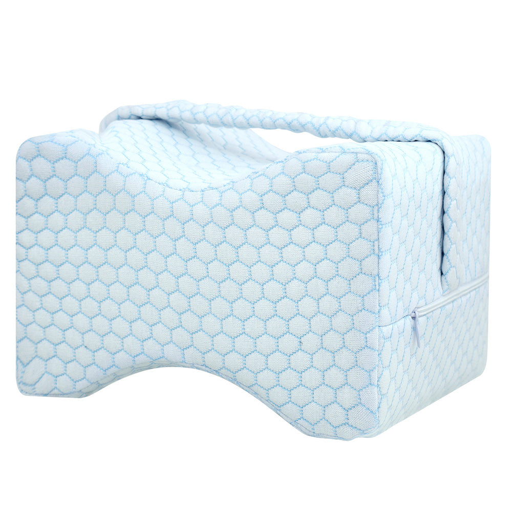 Memory Foam Knee Pillow Ergonomic Support Leg Pillow for Sleeping Recovery