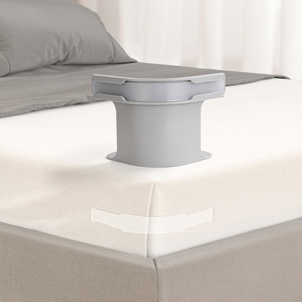 4Pcs Bed Sheet Holder Quilt Fixing Tool with 4 Retaining Strips Fits Most Mattress Grey