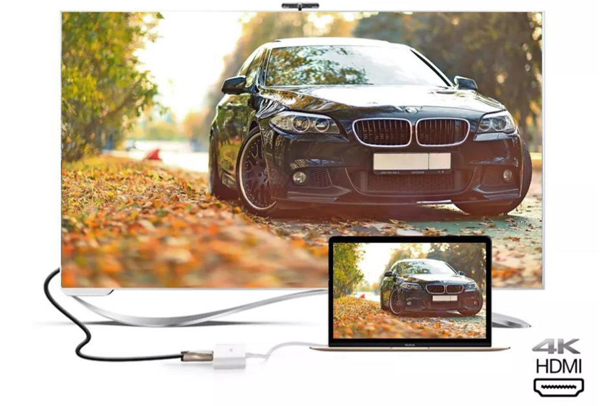 2Pcs 3 in 1 USB-C to HDMI Adapter Docking Station with USB 3.0 Ports for MacBook Lenovo
