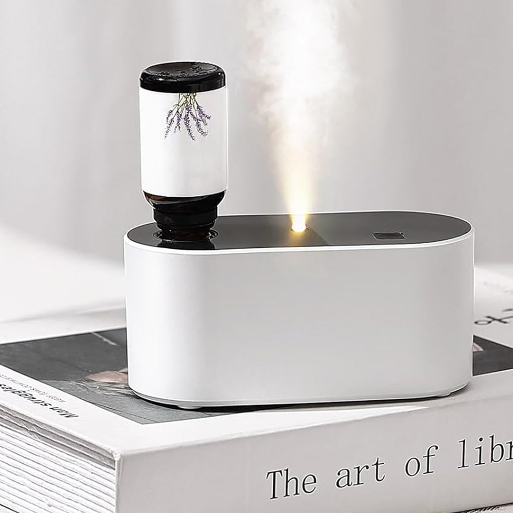 Waterless Diffuser for Essential Oil 3 Mist Modes Scent Air Aromatherapy Diffuser for Home Office Bedroom White