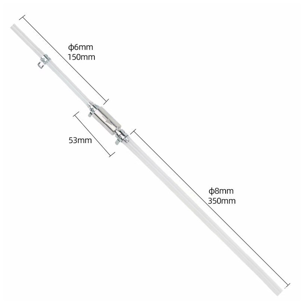 2Pcs Brake Bleeder Hose One Way Valve Tube Bleeding Tool for Motorcycle Car