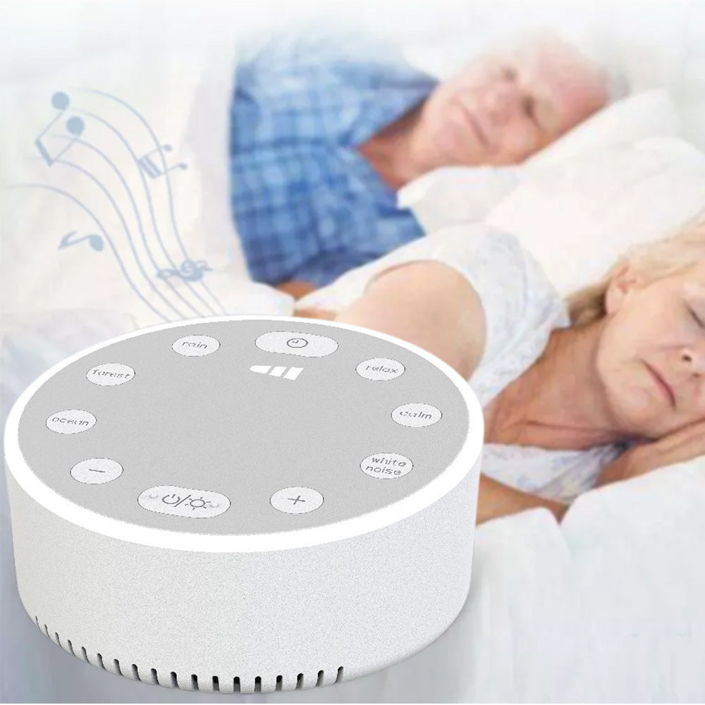 White Noise Machine Sleep Sound Machine with 6 Soothing Sounds Breathing Night Light