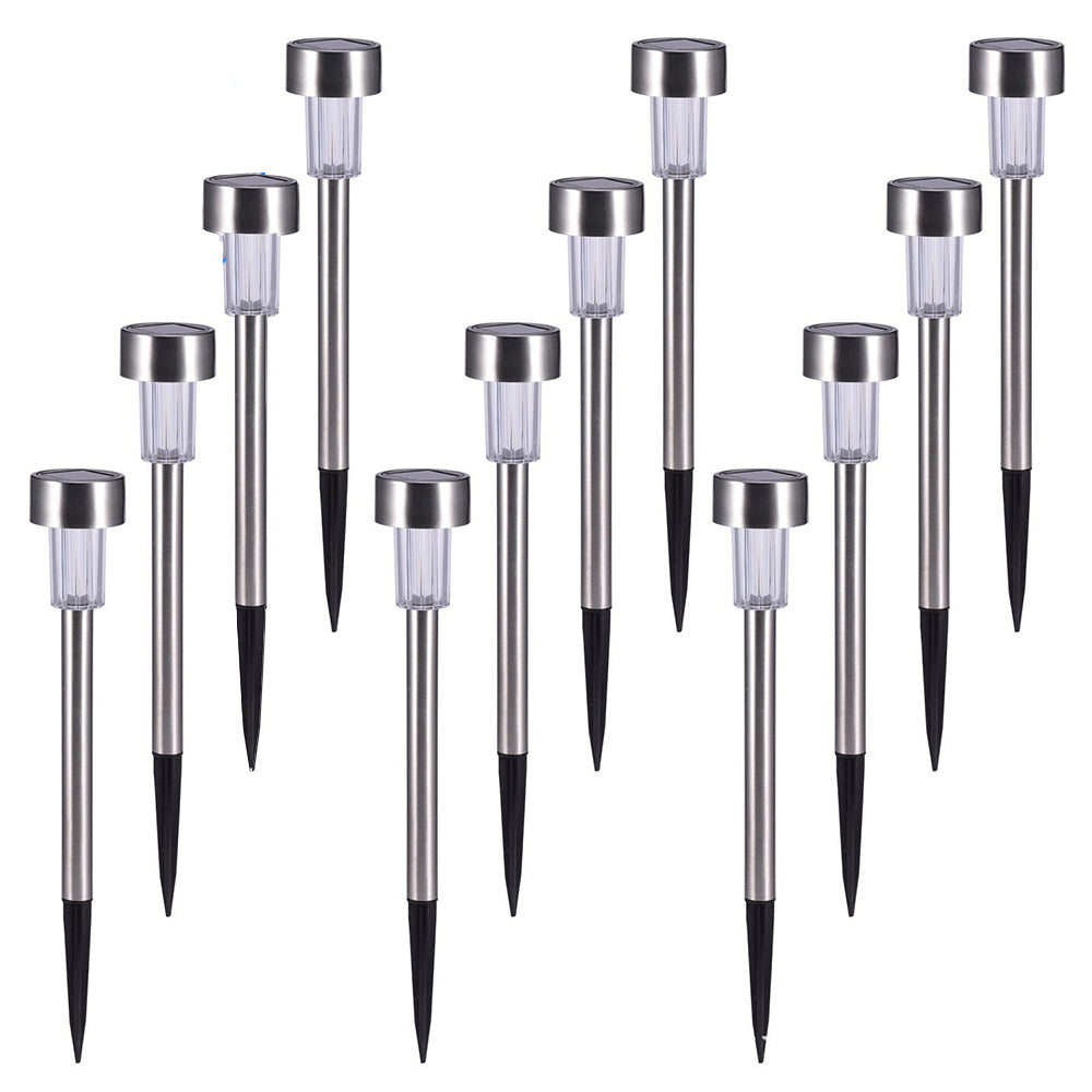10pcs Outdoor Garden LED Lights for Lawn -White