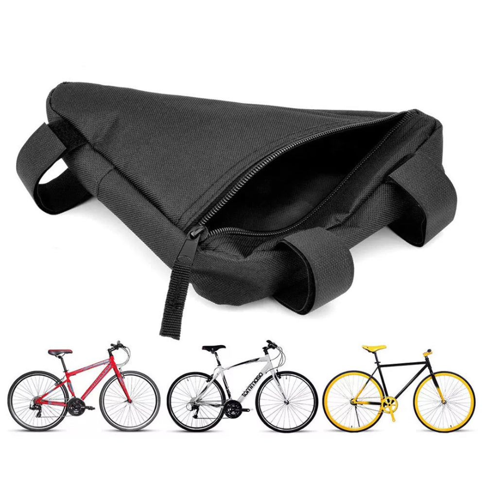 2Pcs Bicycle Storage Bag Cycling Triangle Frame Pouch Bike Accessories