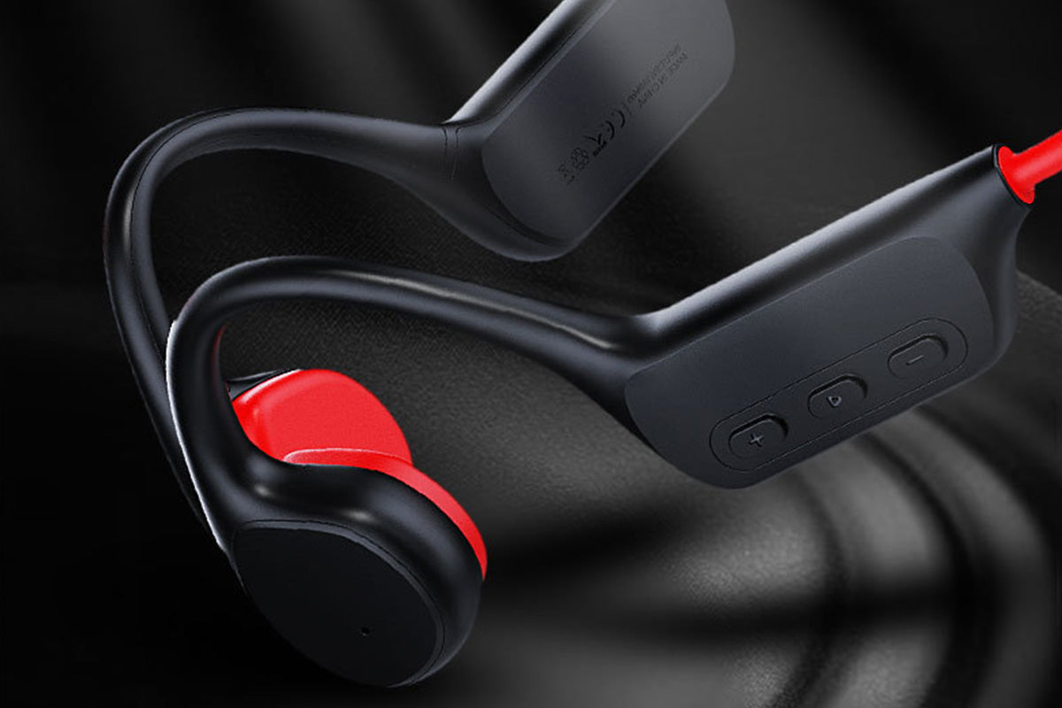 Wireless Bone Conduction Earphones Swimming IPX8 Water-Resistant Headphones