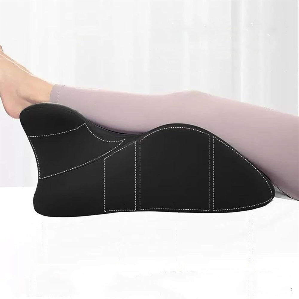 Ergonomic Memory Foam Reclining Pillow Prone Reading Cushion for Bed and Sofa Black