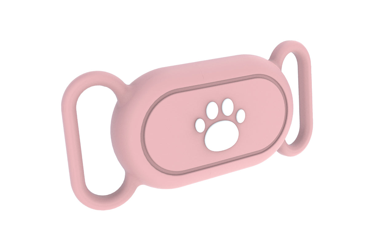 Silicone Pet Collar Holder for Samsung Galaxy SmartTag 2 - Cat paw