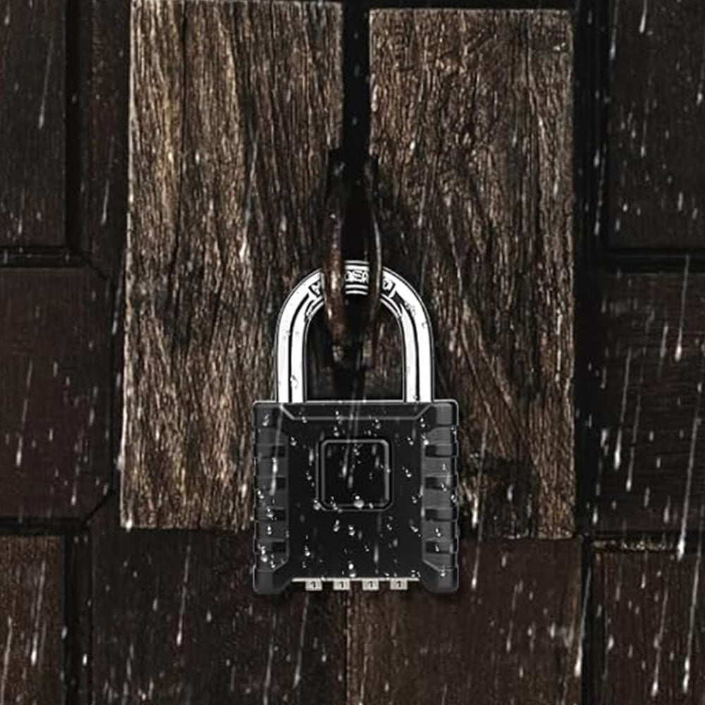 Combination Password Padlock Outdoor Security Weatherproof Locker for Home Garage Garden