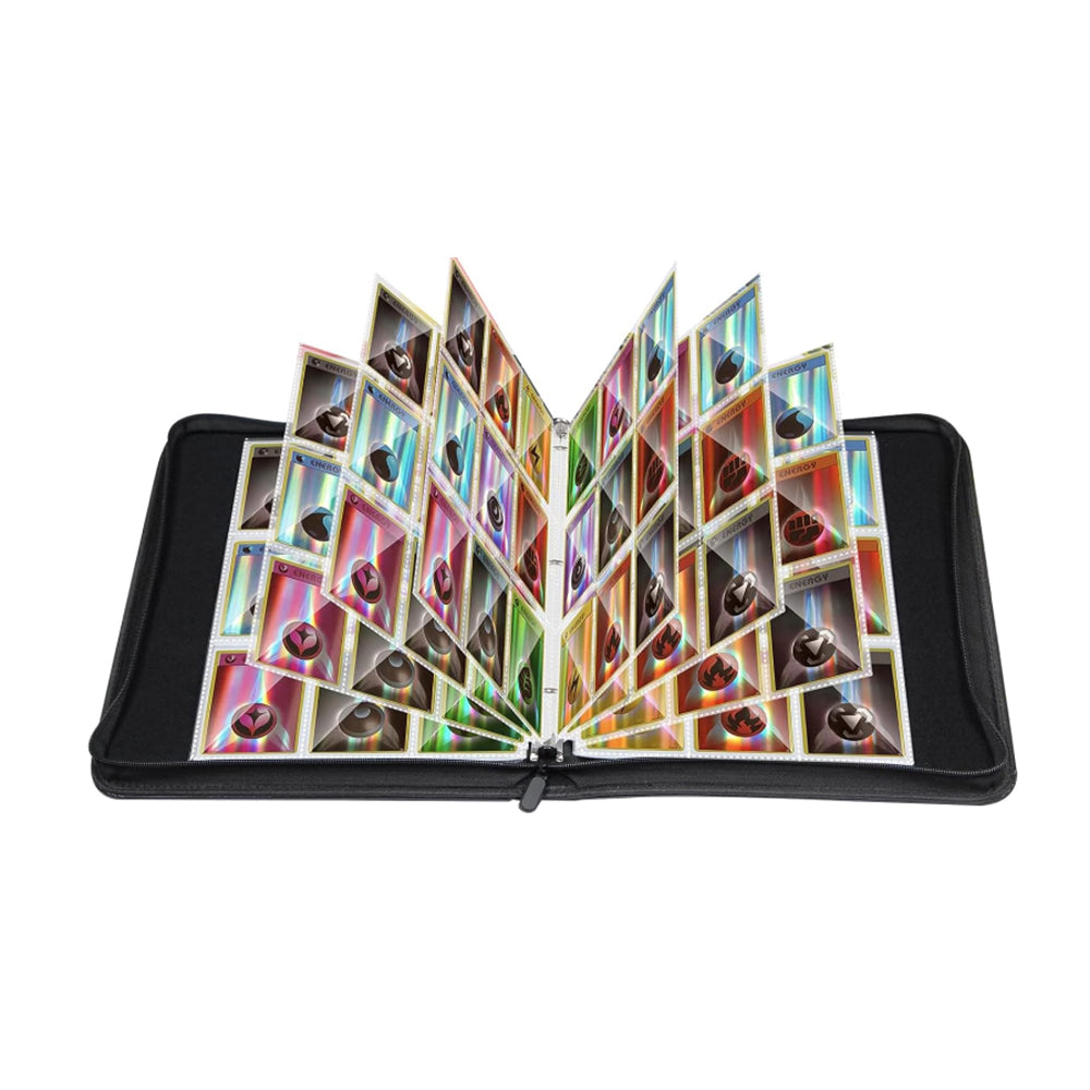 900-Slot Card Binder PU Collection Binder Collector Album for Game Sports Cards