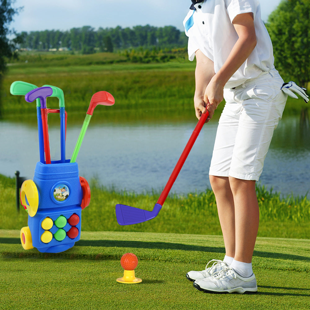 Kids Golf Set Toddler Golf Clubs with 6 Balls Indoor Outdoor Sport Toy