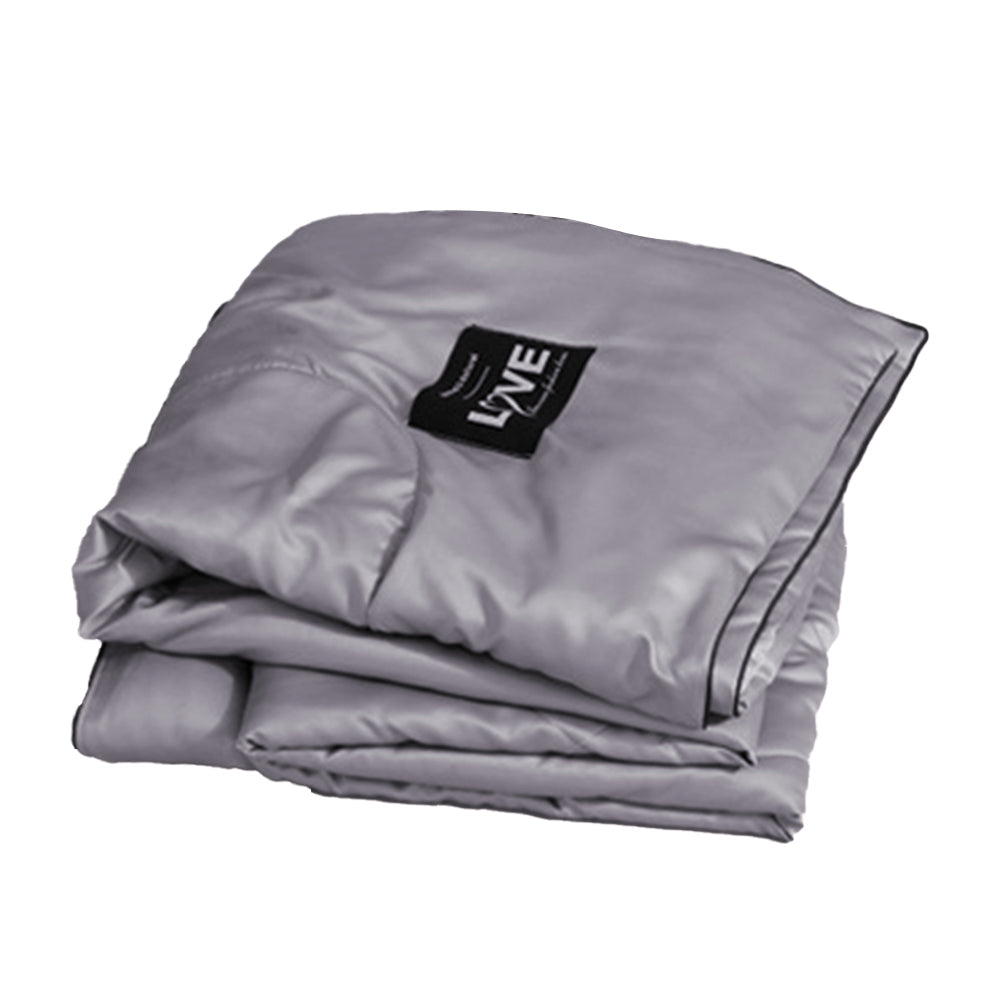 Silk Imitation Summer Cool Air Condition Quilt Washable Quilt Light Grey