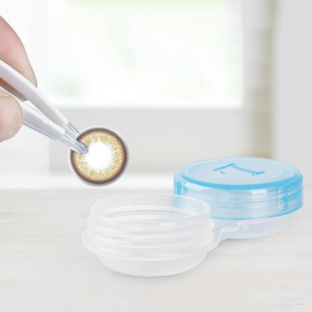 50 Pcs Set Leak-proof Contact Lens Cases Multiple Color Contact Cases for Home and Travel