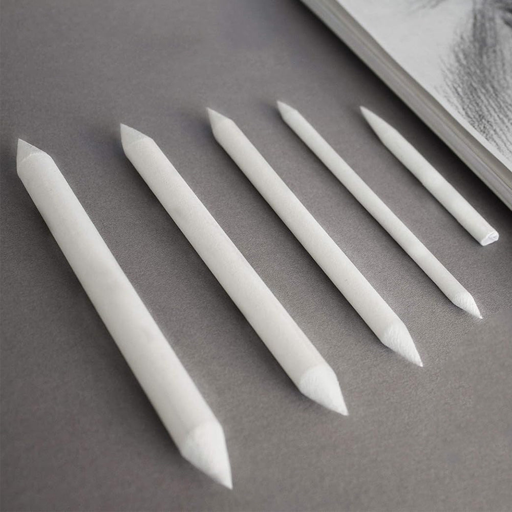 9 Piece Paper Blending Stumps and Sandpaper Sketching Art Tool Set
