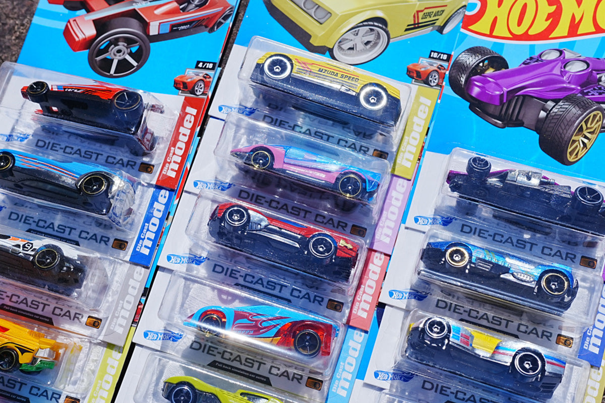 10Pcs Alloy Toy Car Set Mini Die-Cast Vehicles for Play and Collection