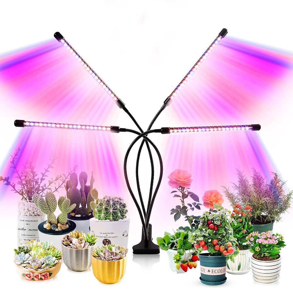 Grow Light for Indoor Plants, Red Blue Spectrum with 9 Dimmable Levels