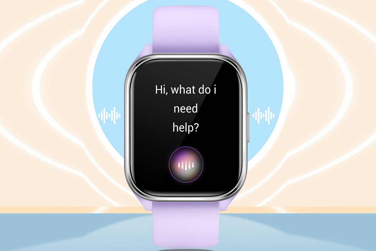 Smart Watch 1.85-Inch Fitness Watch with Heart Rate Sleep Monitor Blood Oxygen 100 Sports Modes Activity Tracker -Purple