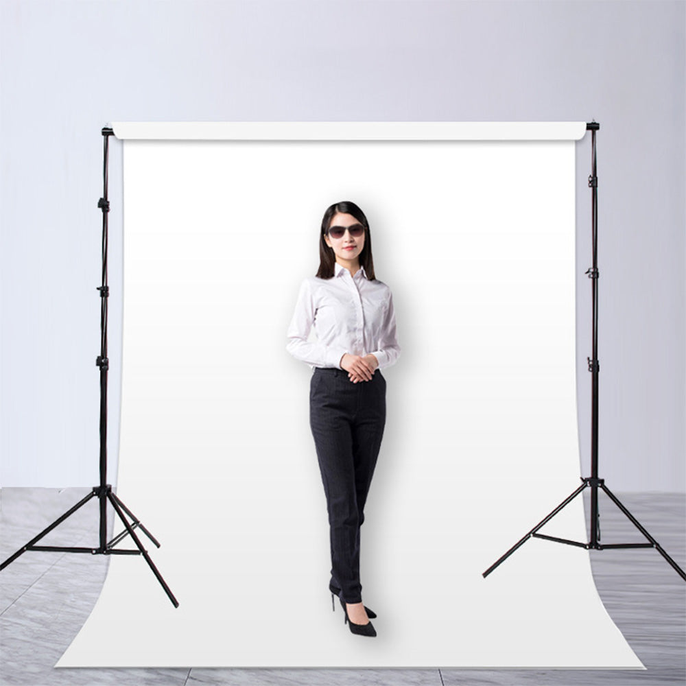 Heavy-Duty Adjustable Backdrop Stand Photo Studio Background Crossbar Kit for Weddings Parties