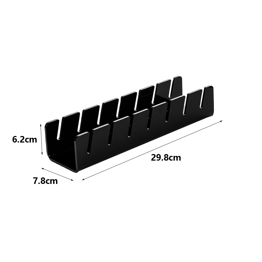 Baseball Caps Storage Stand Acrylic Freestanding Hat Rack Display Stand Holder Black