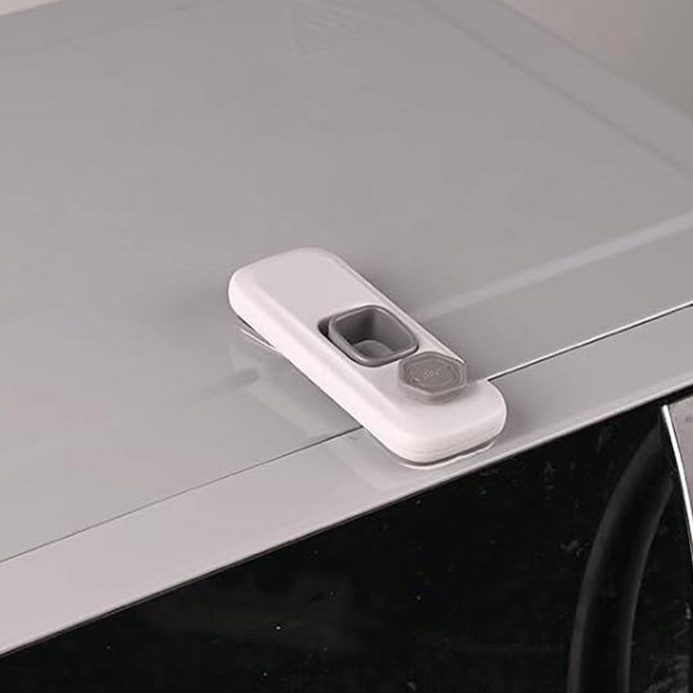 5Pcs Kid Proof Refrigerator Lock Freezer Door Security Lock for Fridge Cabinets Light Grey