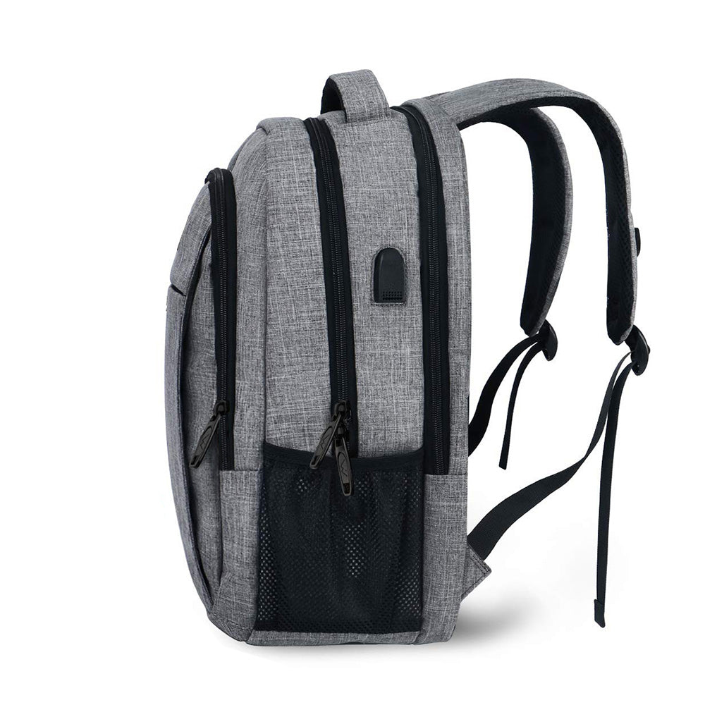 Travel Laptop Backpack Work Bag with USB Charging Port Water Resistant Business Rucksack