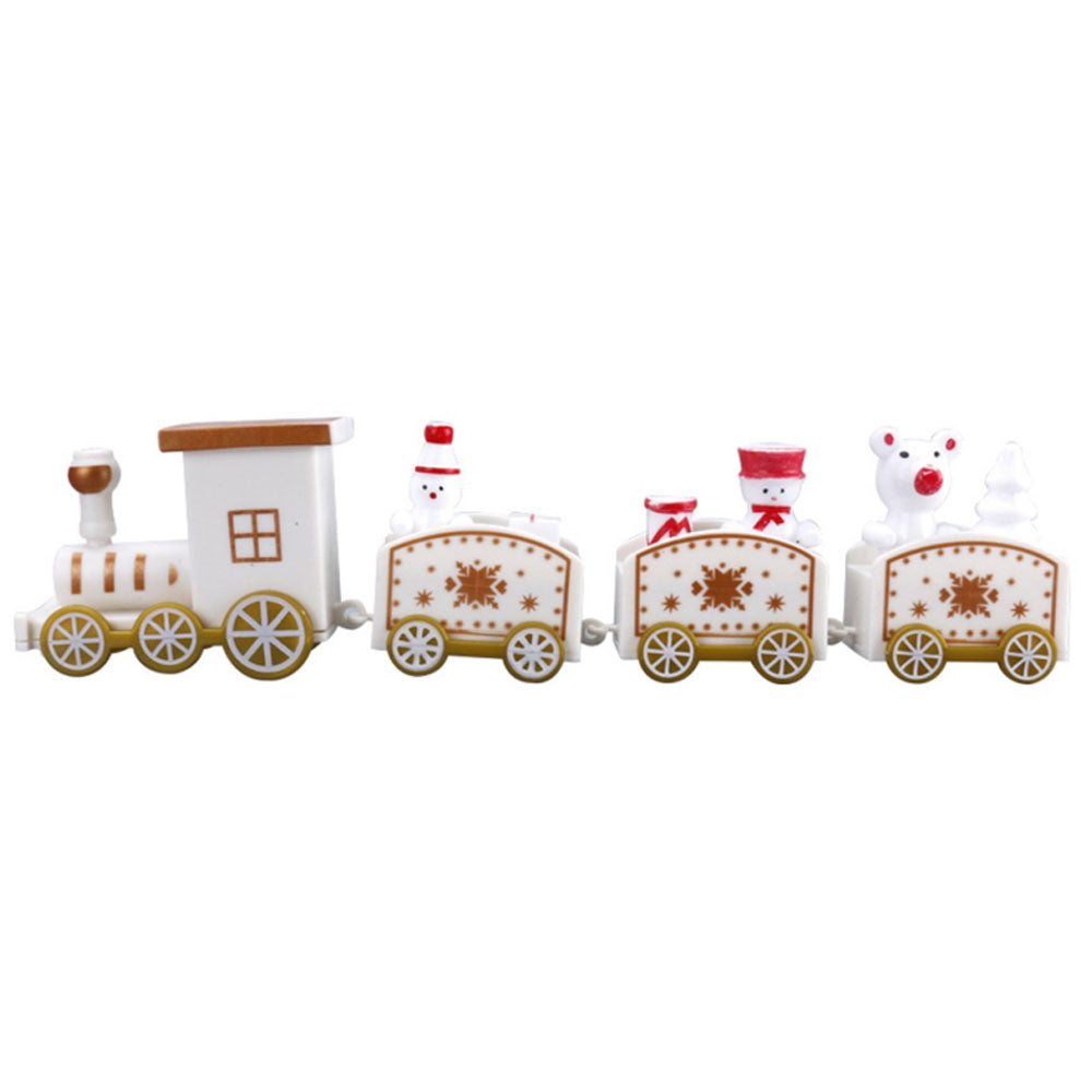 3 Pack Christmas Train Decoration Xmas Tabletop Ornaments