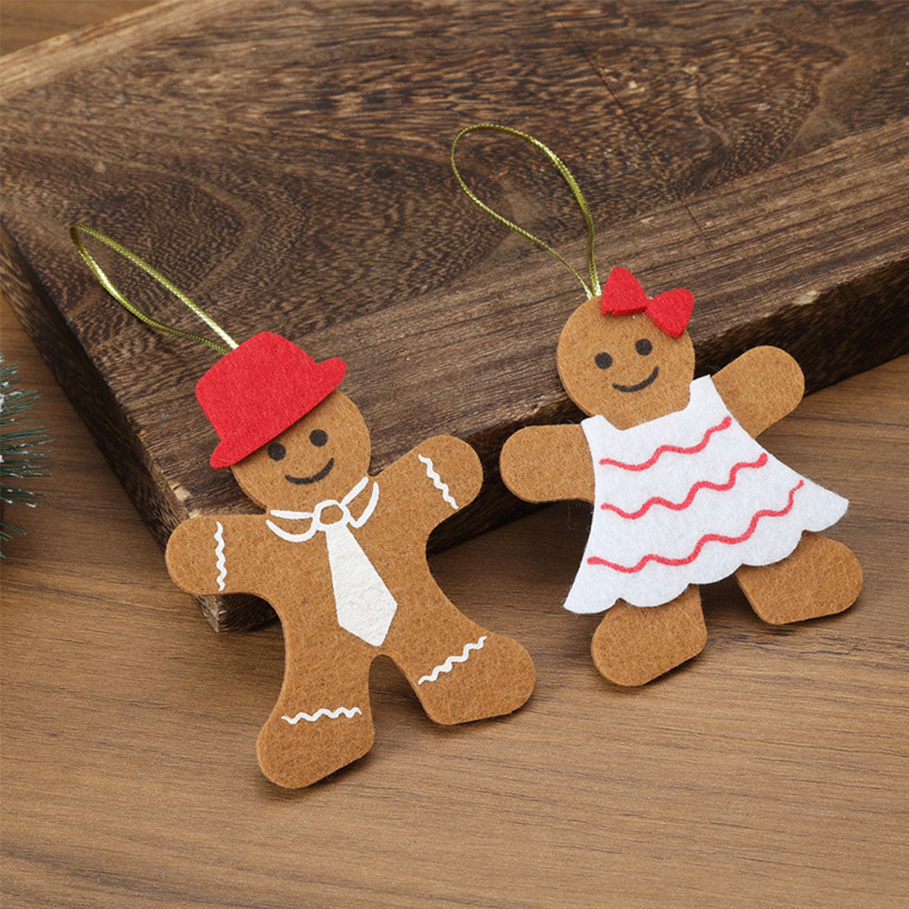 6Pcs Set Christmas Tree Hanging Pendant Xmas Decor Ornaments Style 1