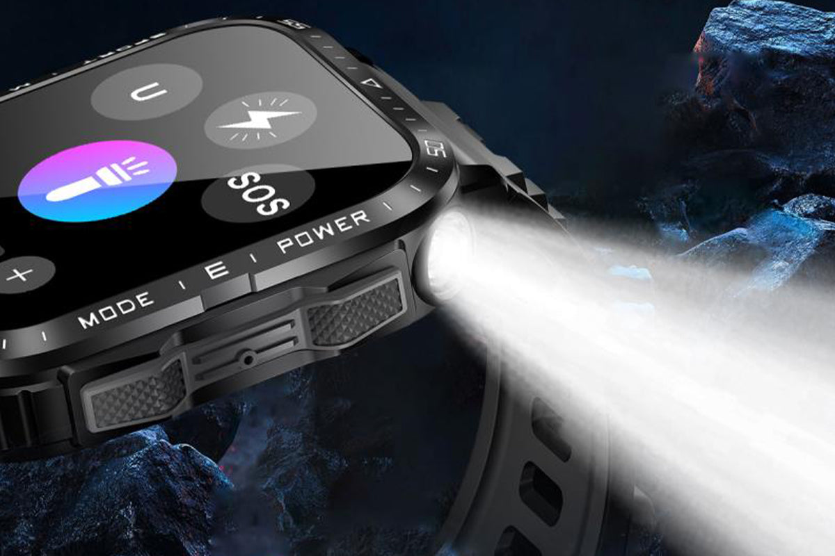 Smartwatches with 100 Sports Modes Voice Assistant Bluetooth Call Music for iPhone-Black
