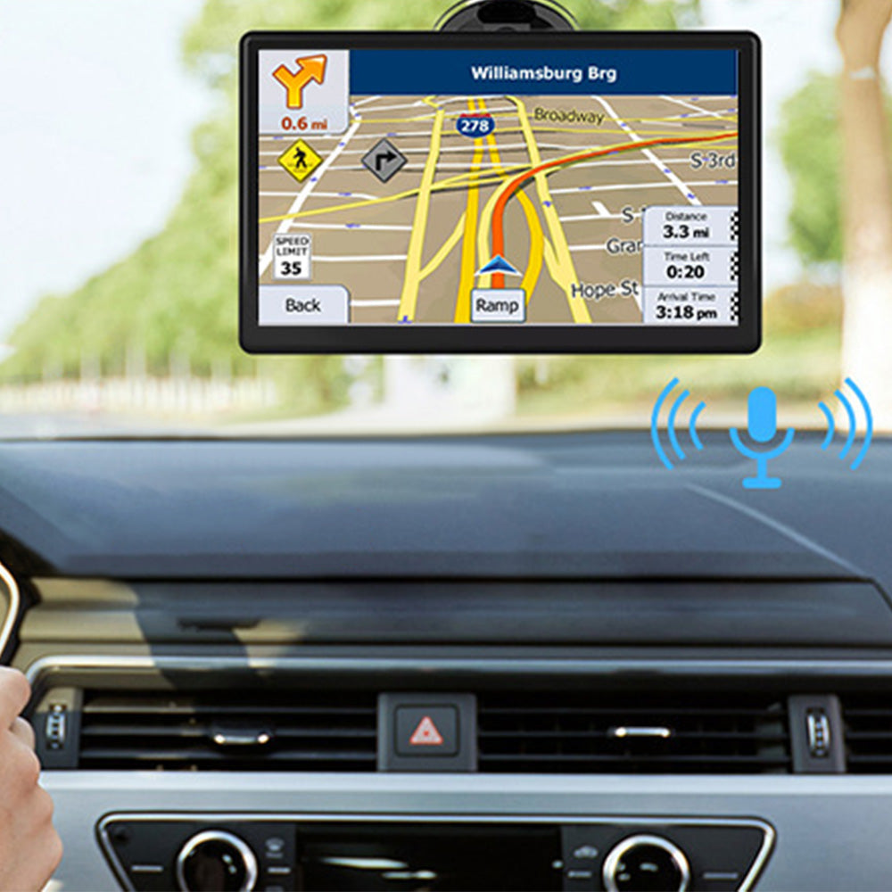 7-Inch GPS Navigator HD Display Universal Navigation with Voice Guidance and Offline Maps for Cars Trucks
