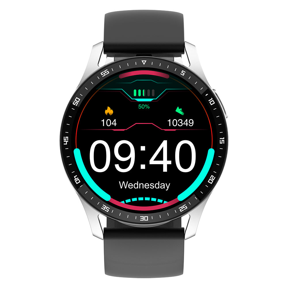 Smart Watch with Earbuds X7 Smart Watch Touch Screen Sports Fitness Tracker Heart Rate Monitor with TWS Bluetooth Earphones -Silver