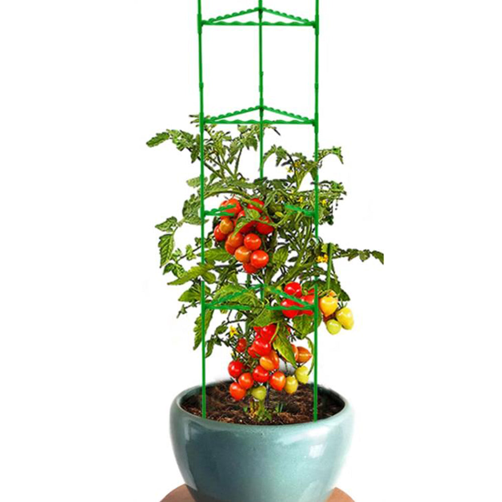 4-Tier Plant Stem Support Kits Plant Tomato Cage Stake Arms for Garden
