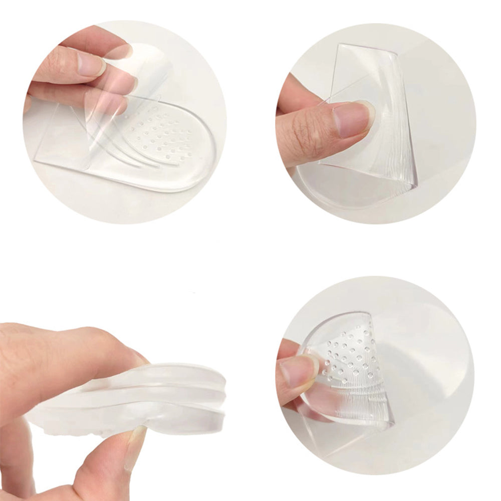 Adjustable Heel Insoles Heel Wedge Corrective Inserts for Over Pronation and Supination
