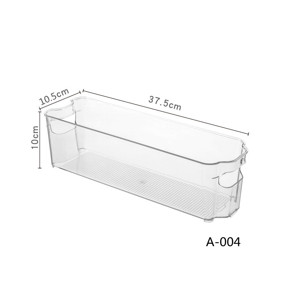 Set of 3Pcs Storage Box Refrigerator Food Storage Container Fridge Organizer with Handle