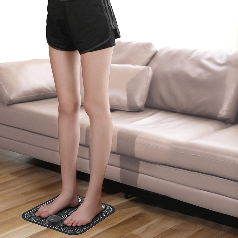 Electric Foot Massager EMS Feet Massage Mat USB Rechargeable