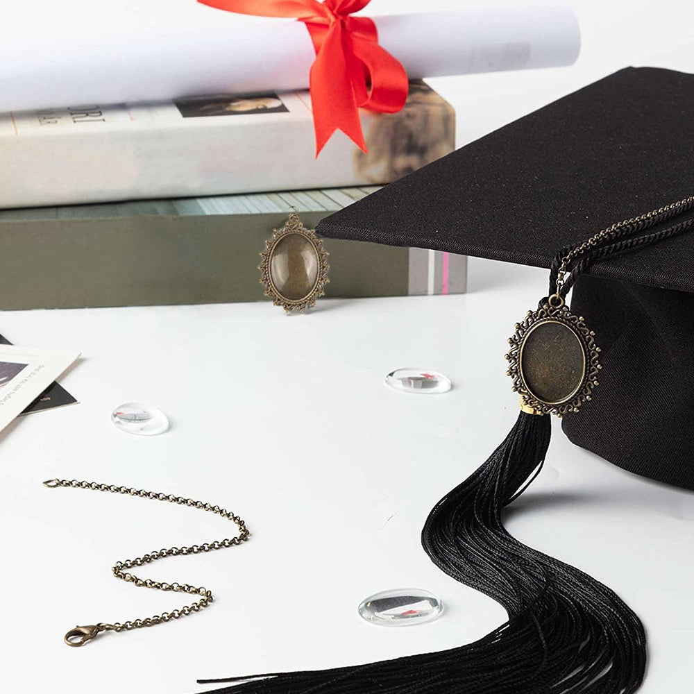 4Pcs Set DIY Graduation Cap Photo Charm Decorations Memorial Gown Ceremony