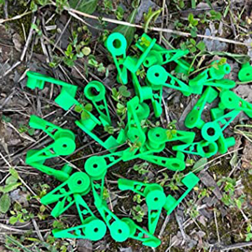 20PCS Adjustable Plant Bender Clip 360 Degrees Low Plant Training Garden Holders Green