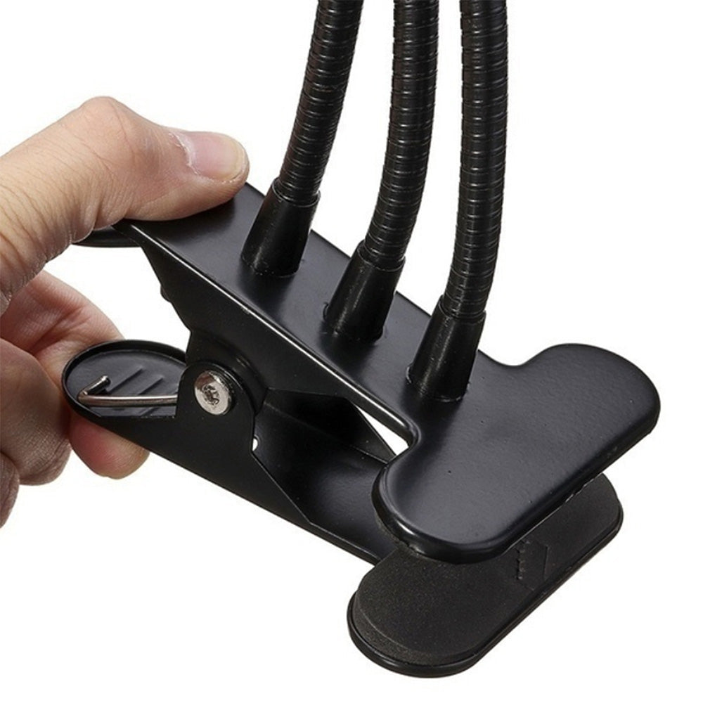 USB Powered 4-Head LED Grow Light Dimming Clip-on Plant Flower Veg Hydroponic UV Growing Lamp