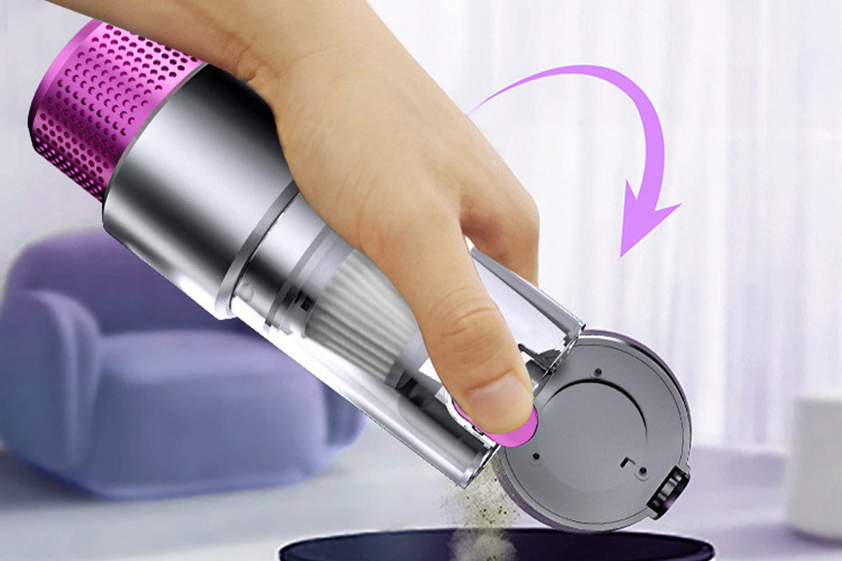 4-in-1 Handheld Car Vacuum Cleaner Cordless 6500PA Mini Air Duster with LED Light for Home Office